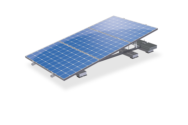 Van der Valk ValkTriple voor 3 zonnepanelen, horizontaal 10°